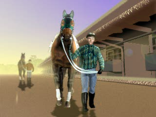 Derby Stallion screenshot 2 for Sega Saturn